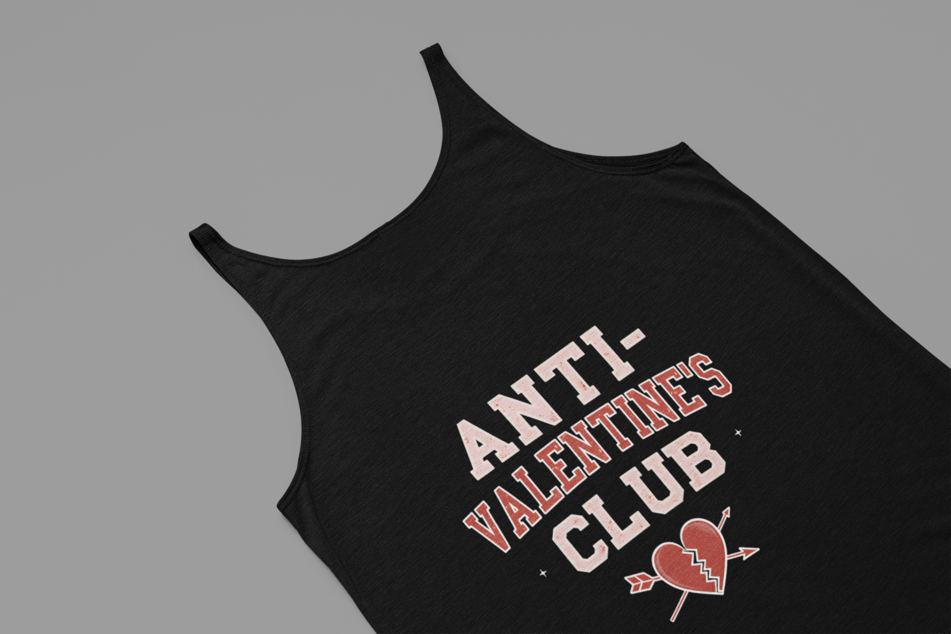 Anti-Valentine's Club tank-top