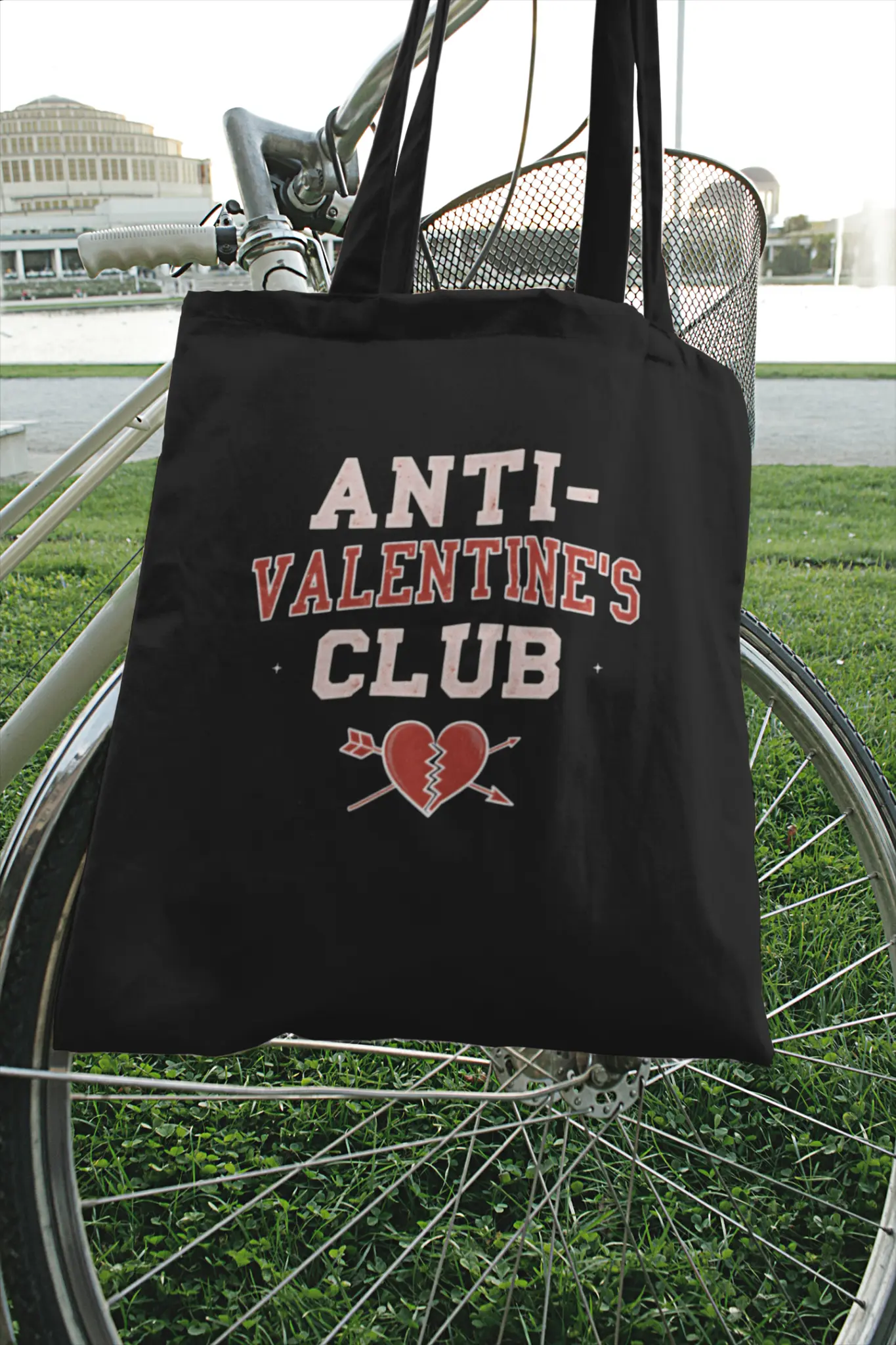 Anti-Valentine's Club Tote Bag